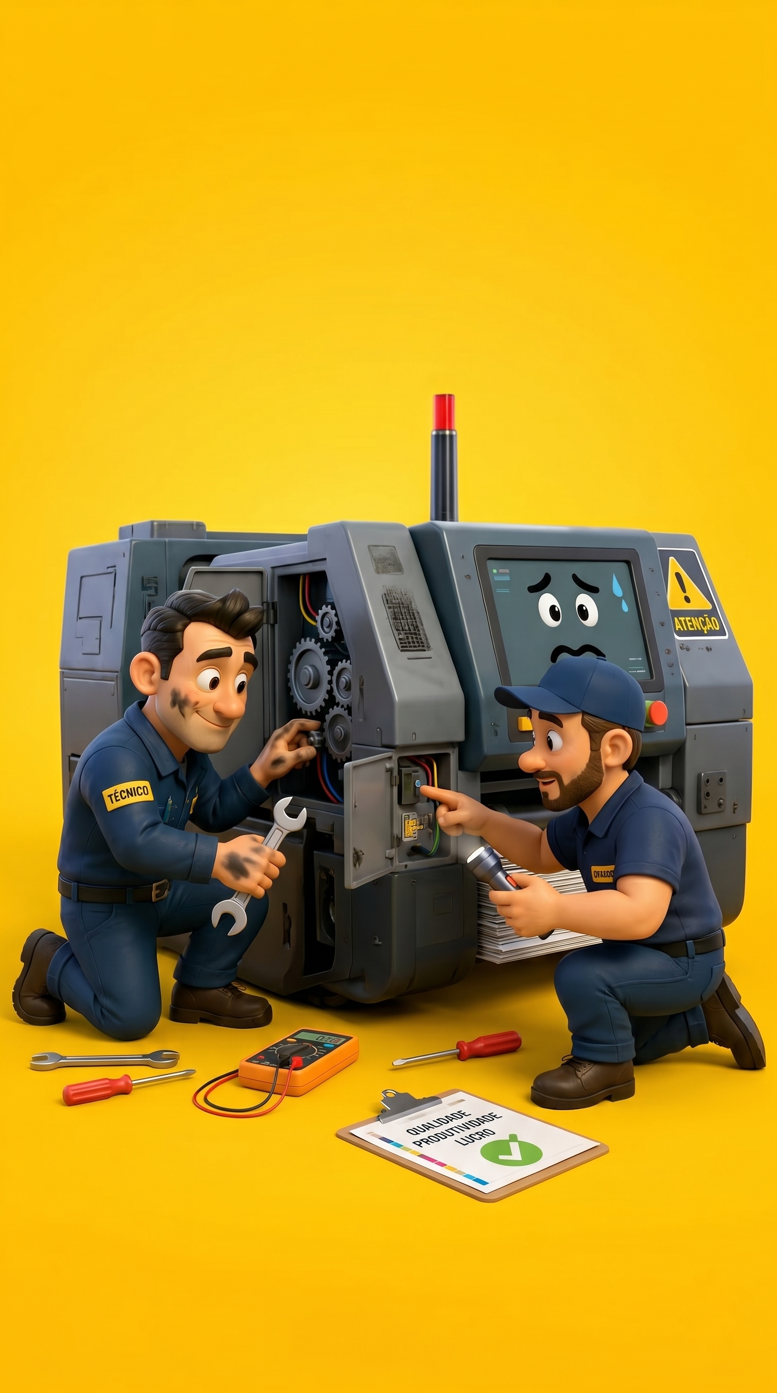 Técnico bom chega antes do prejuízo