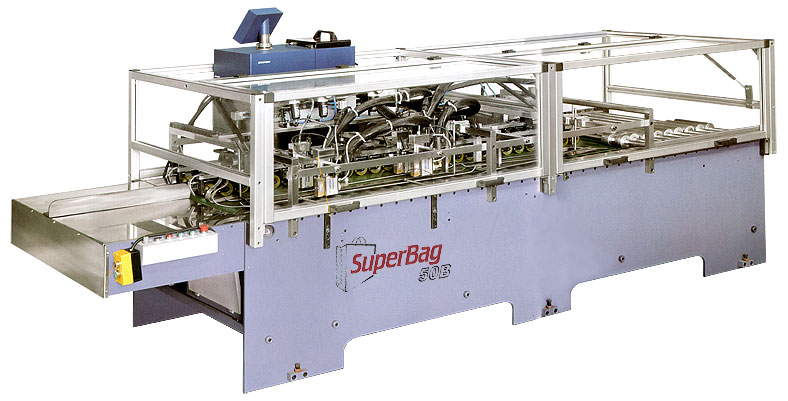 SuperBag 50B - Máquina Automática para Colar o Fundo de Sacolas e Sacos