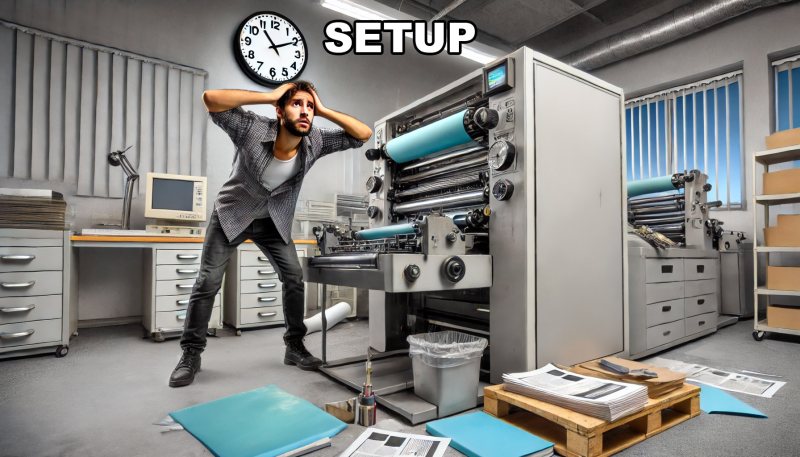 Como Reduzir o Tempo de Setup na Impressão Como Reduzir o Tempo de Setup na Impressão