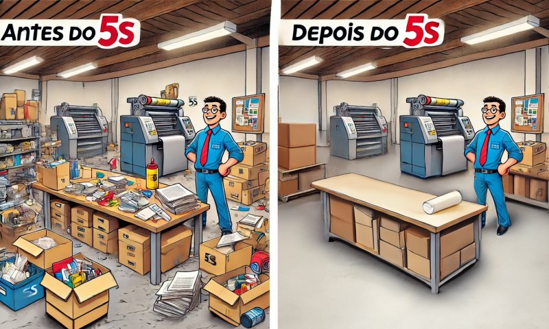 Como a Metodologia 5S Pode Aumentar a Eficiência na Gráfica Como a Metodologia 5S Pode Aumentar a Eficiência na Gráfica