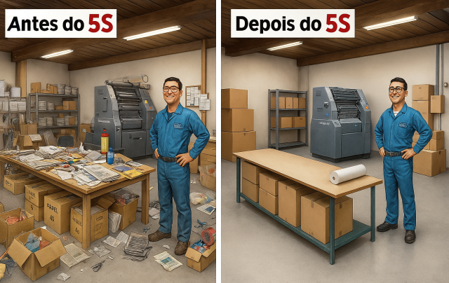 Bagunça na produção? O 5S dá um jeito nisso!
