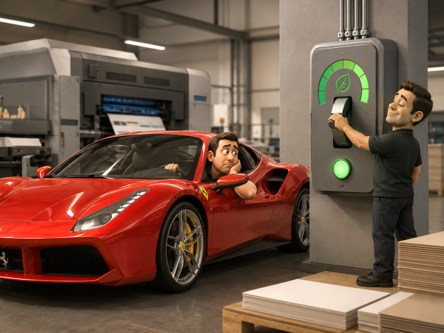 Sua gráfica tem uma Ferrari, mas dirige no modo econômico