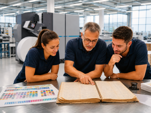 A fábrica mais moderna pode depender de um caderno velho