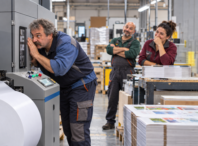 Tem operador que conversa com a máquina como se ela entendesse 