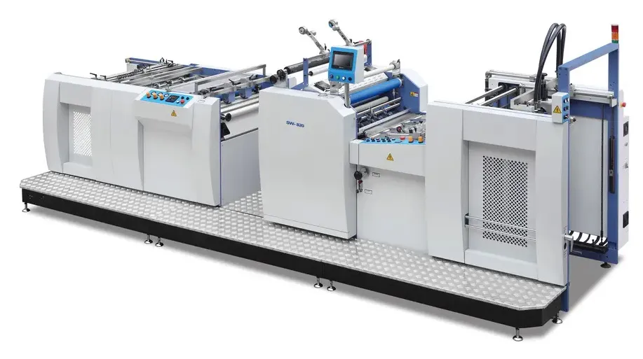 Laminadora térmica BOPP automática Excell SW820B
