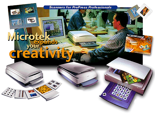 ScanMaker 4, 5 e 2000 para Profissionais de Artes Gráficas e Pré-Impressão.
