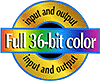 36-bit de profundidade de cores na entrada e saída para capturar imagens com incríveis detalhes e precisão de cor.