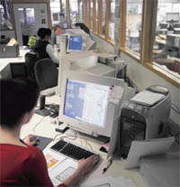 Uma vez instalado e configurado, o ImageSpool executar&aacute; silenciosamente ao fundo, conectado atrav&eacute;s de uma hub central com m&uacute;ltiplos RIPs ou fluxos de trabalho (workflows) existentes.