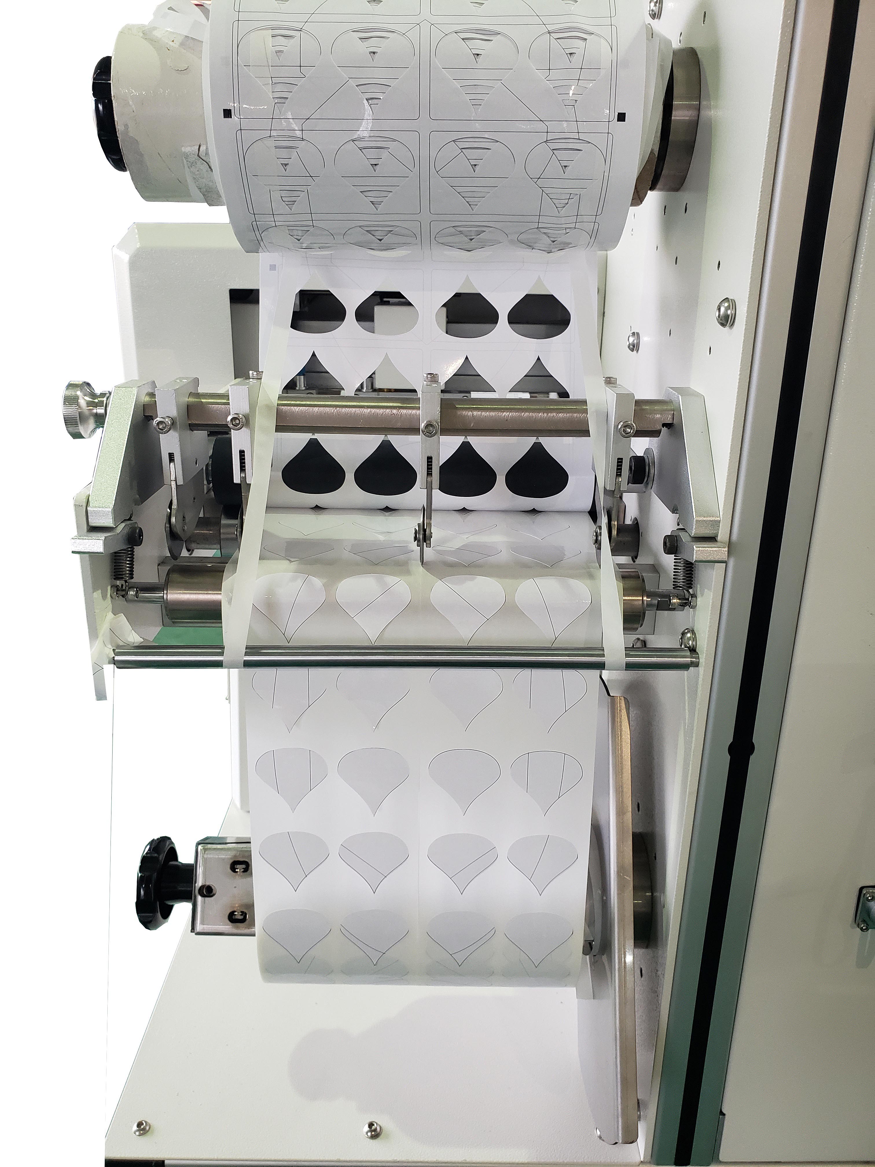 MiniBlade é um sistema de acabamento digital para rótulos e etiquetas, TUDO EM UM: lamina, corta, destaca esqueleto, separa e rebobina as etiquetas em até 8 m/min.!