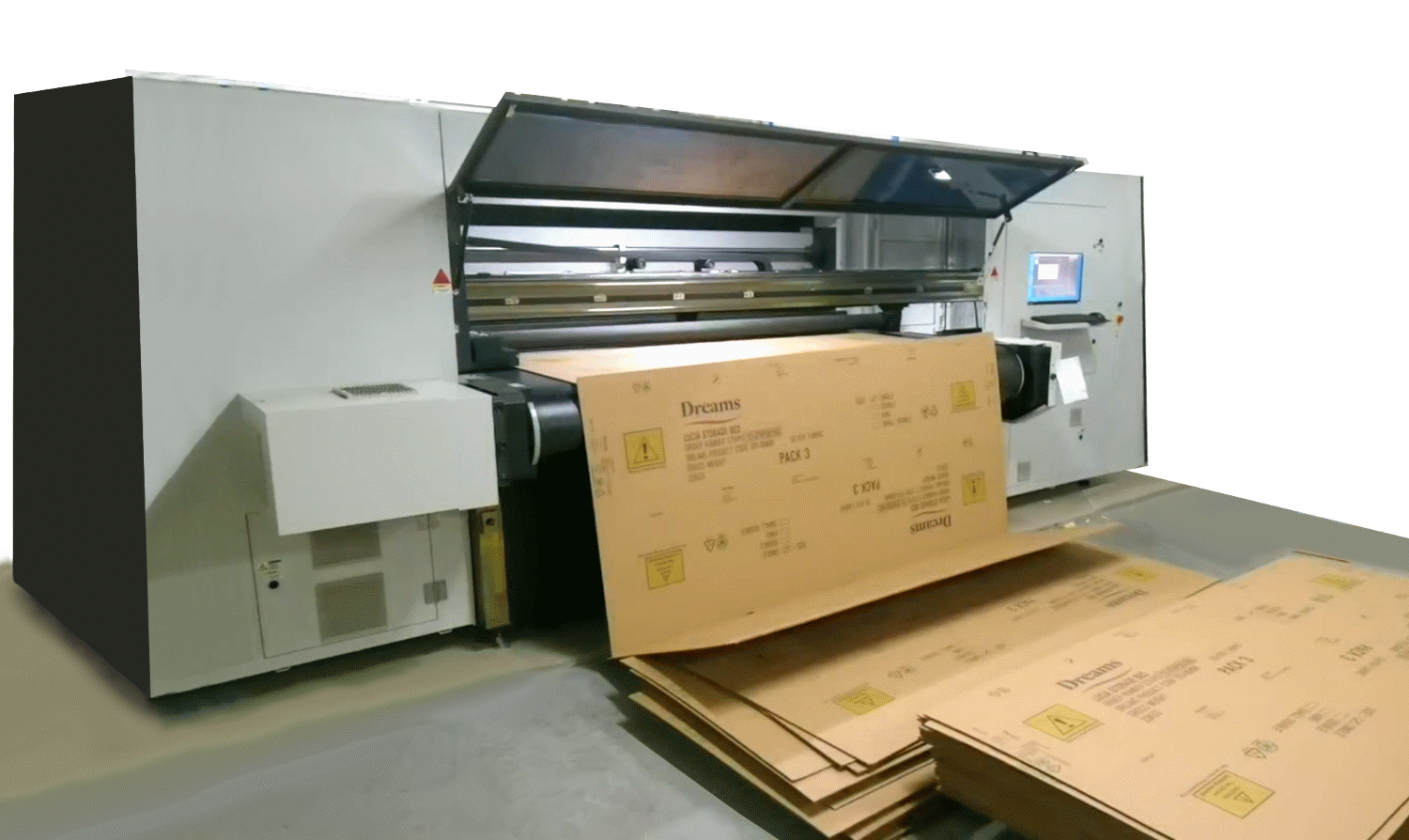 Impressora Digital para Papelão até 800 m²/h
