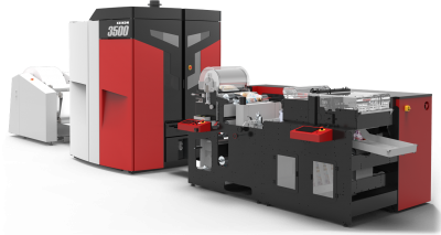 Xeikon 3500 - Stacker - Empilhador para papel, caixa dobrável e autoadesivos