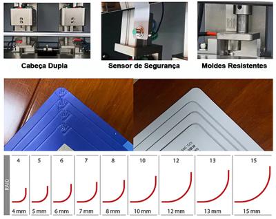 CornerBook CR350 - Máquina Semi-Automática para Arredondar Cantos de Capa Dura