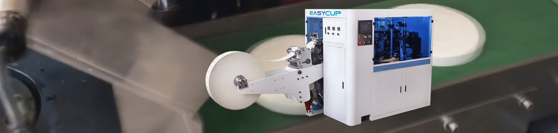 EasyCup 145R - Formadora de Tampa de Papel para Copos e Potes