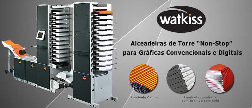 Apolo - Máquinas Gráficas - Watkiss Alceadeiras de Torre e Acabamento Digital - maquinas graficas