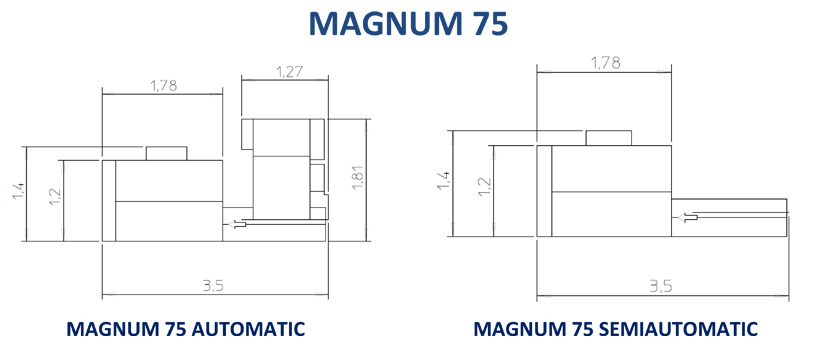 Dimensões da Smyth Especial Magnum 75