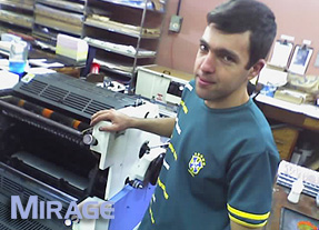 Marcelo, impressor da Grafisa de Campo Belo, MG