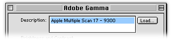 Description - Selecionando o perfil do monitor